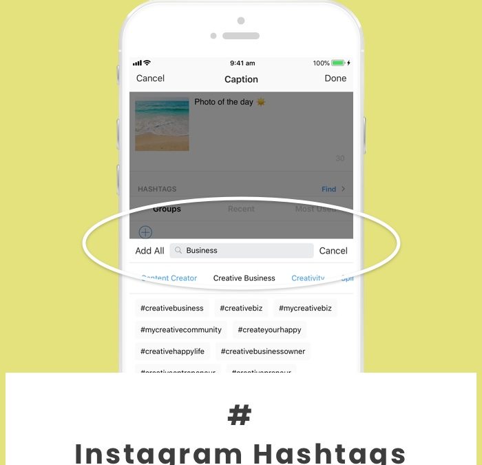 Hashtag instagram pour le business et les entrepreneurs
